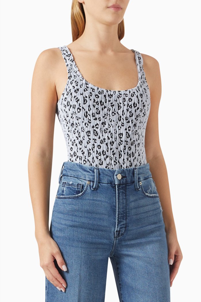 Always Fits Modern Tank Swimsuit, Blue