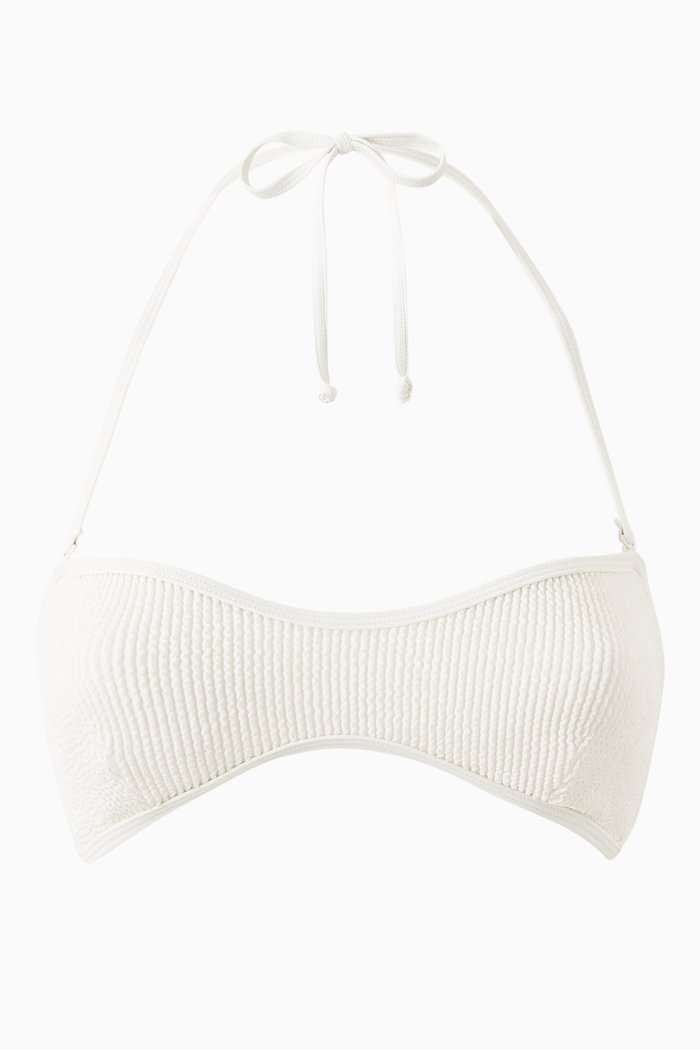 Always Fits Tiny Bikini Top, White