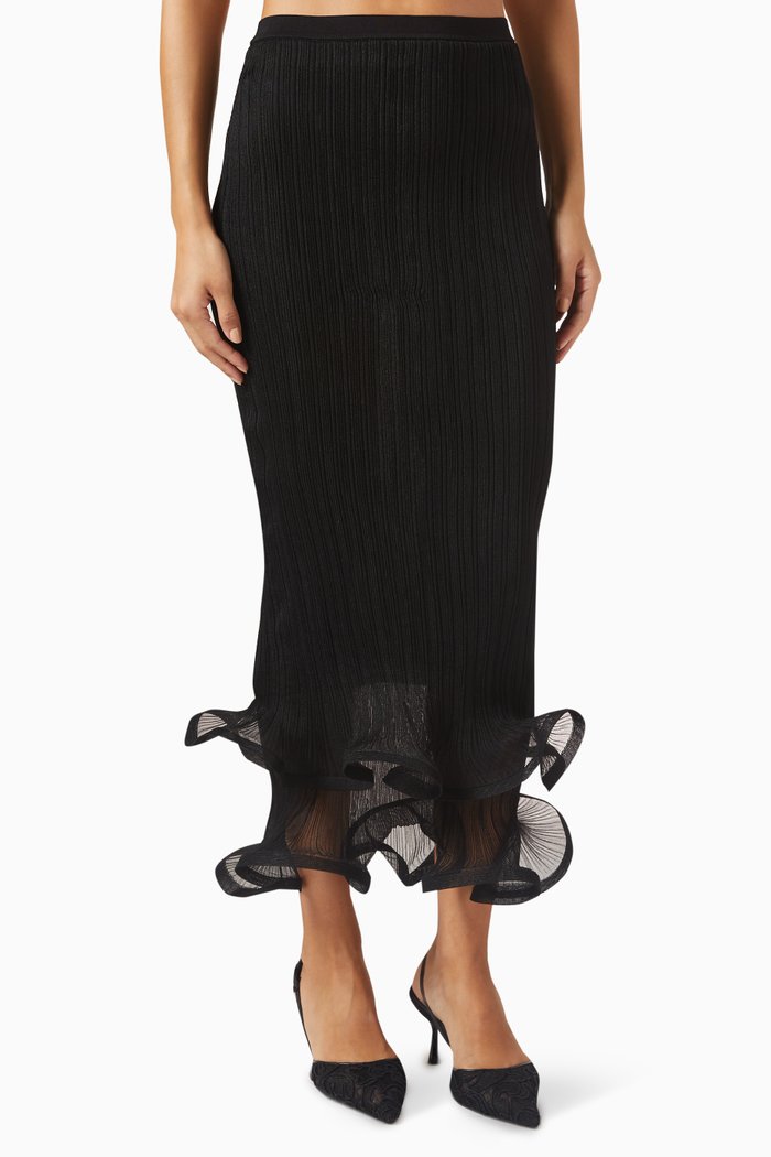 

Kelso Ruffle Skirt, Black