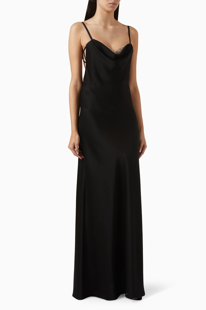Spotlight Maxi Dress, Black