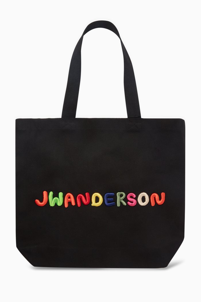 

Logo-embroidered Tote Bag in Canvas, Black