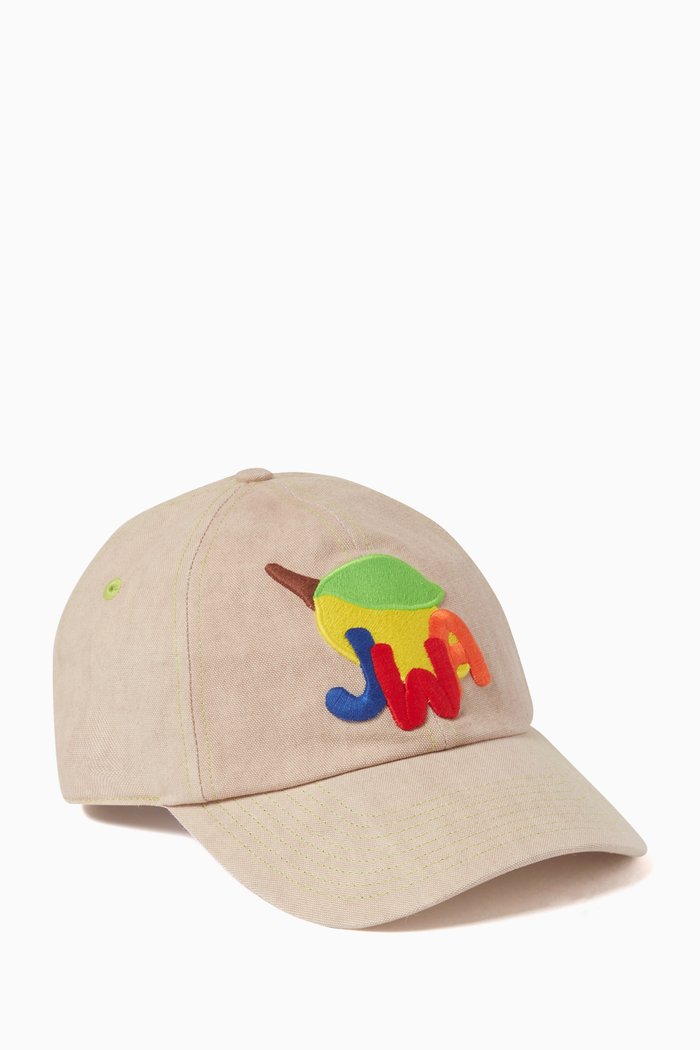 

Lemon Logo Baseball Cap in Cotton Canvas, Multicolour