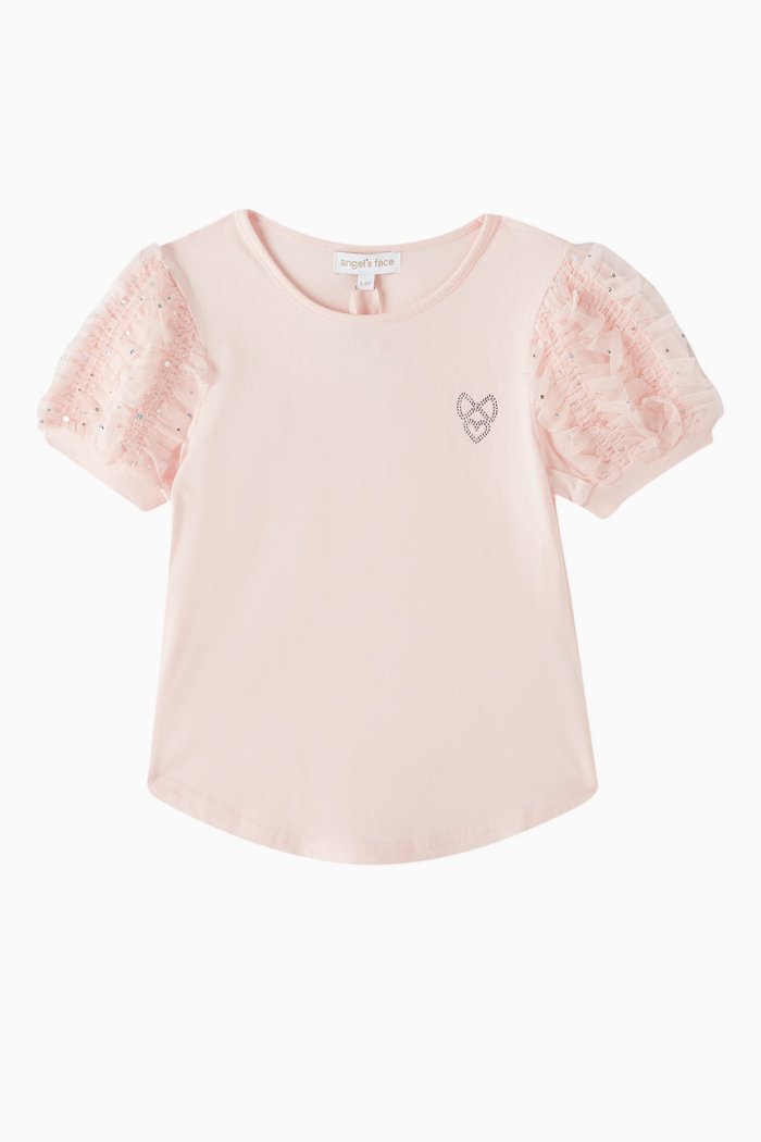 

Nice Sparkle Top in Cotton, Pink
