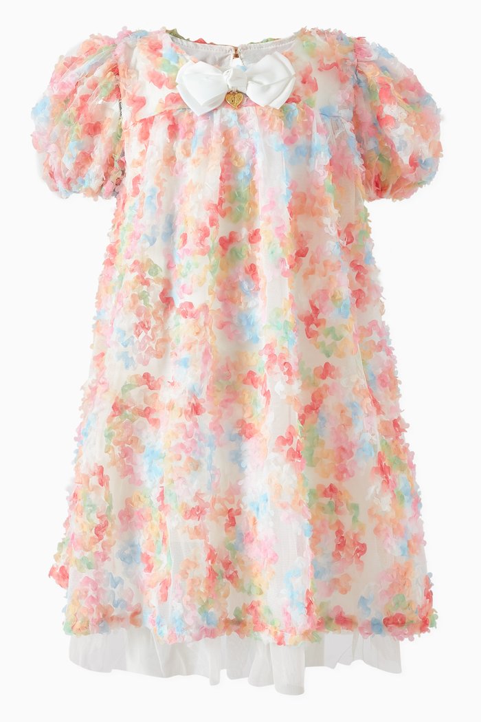 

Snowdrop Confetti-print Dress in Tulle, Multicolour
