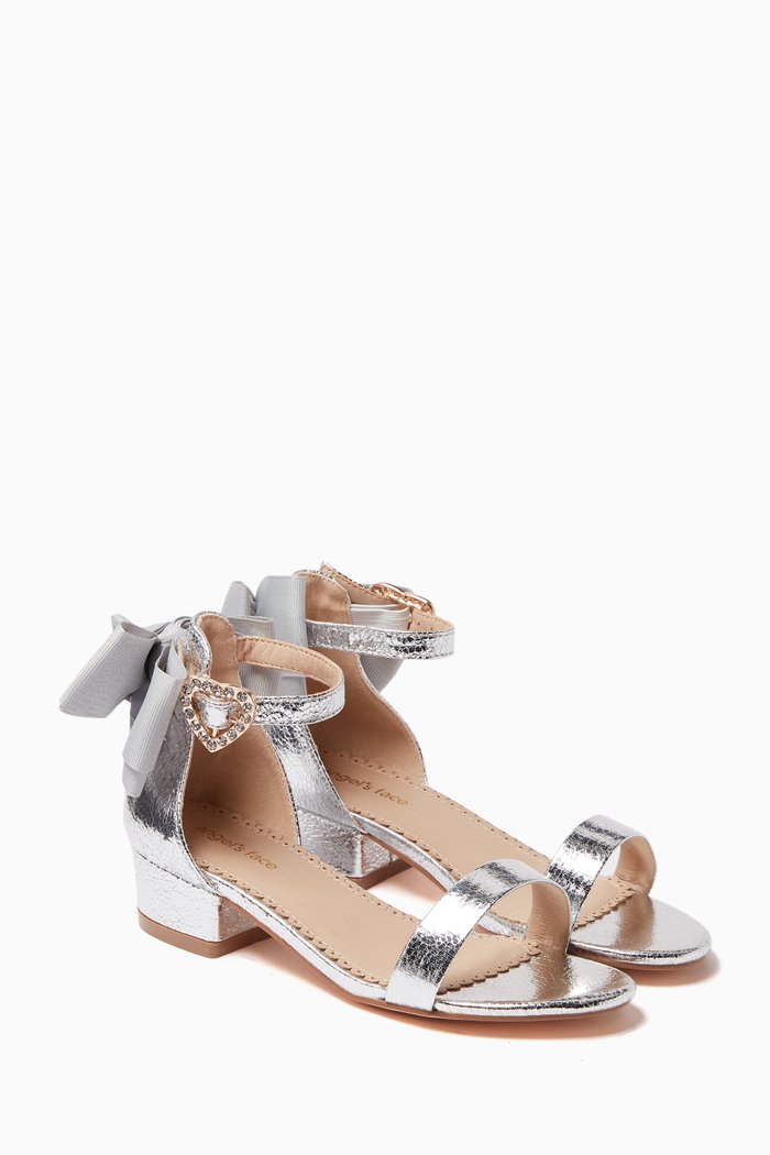 

Elice Block-heel Sandals, Silver