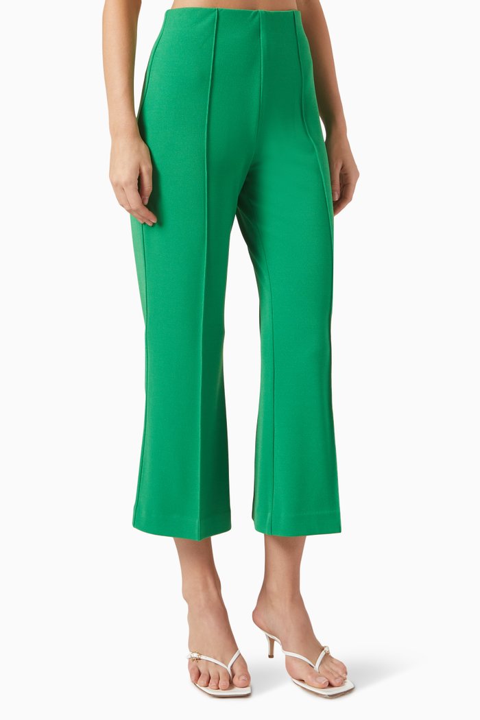 

Berger Wide-leg Pants in Jersey, Green