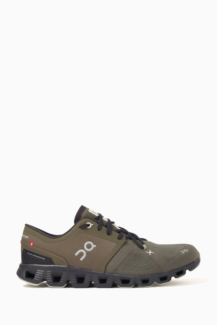

Cloud X 3 Sneakers in Mesh, Green
