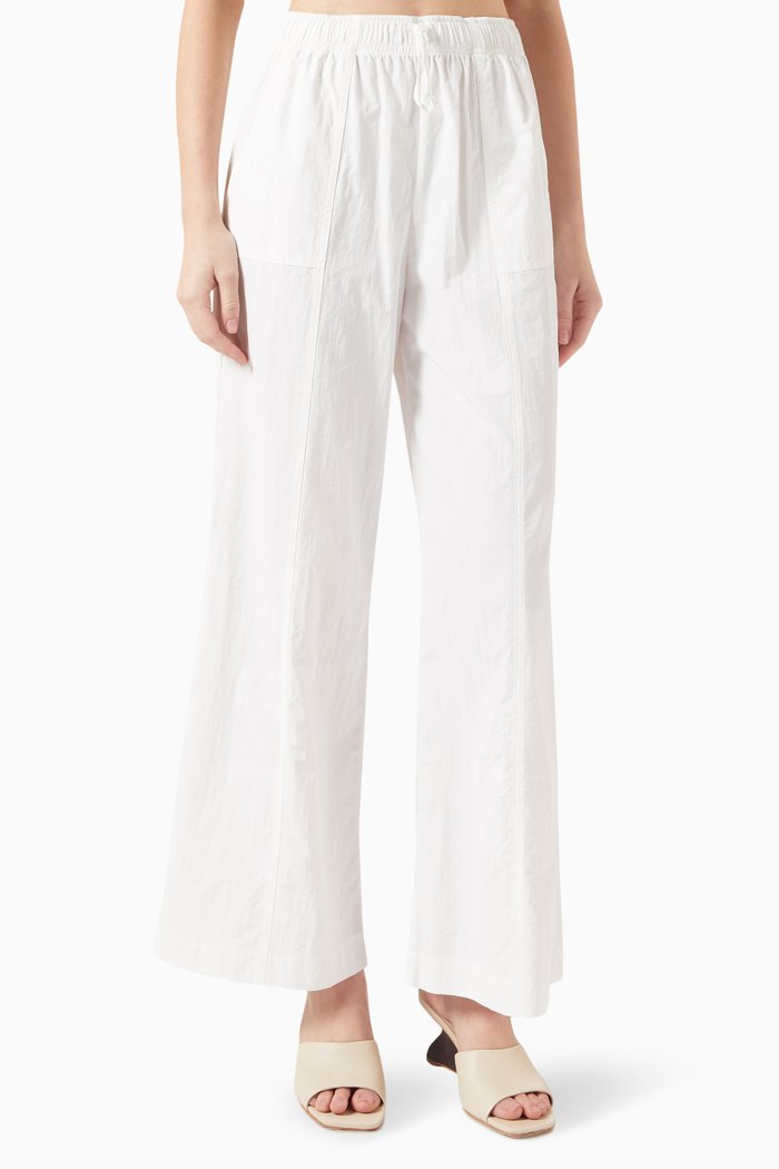 

Declan Relaxed-fit Pants in Nylon, White