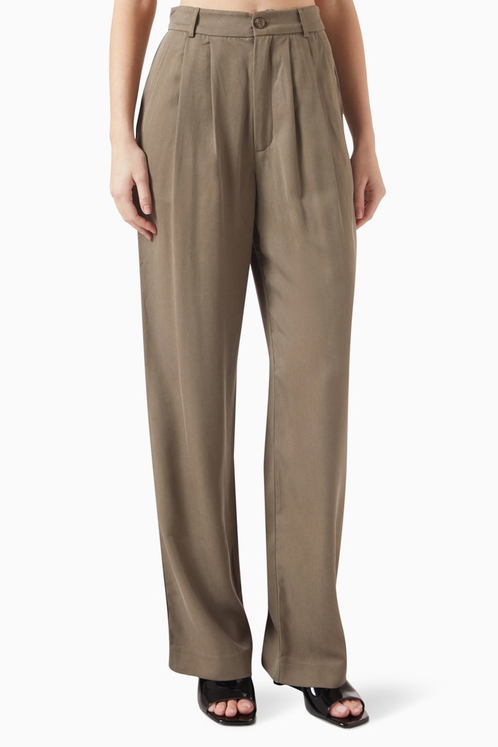 

Mason Straight-leg Pants, Green