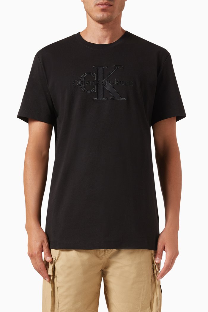 

Logo Appliqué T-shirt, Black