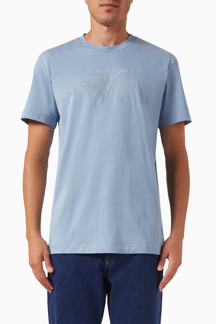 

Logo Appliqué T-shirt, Blue
