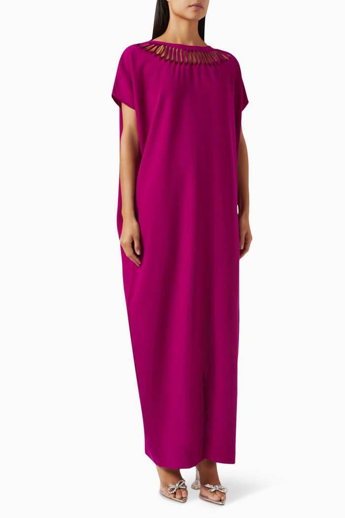 

Cut-out Kaftan, Purple