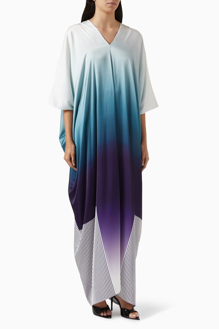 

Ombre Print Kaftan, Purple