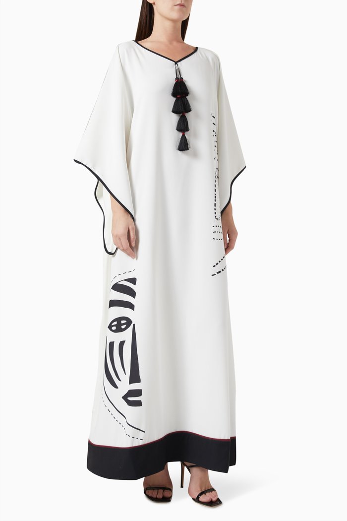 

Wizard Printed Kaften, White