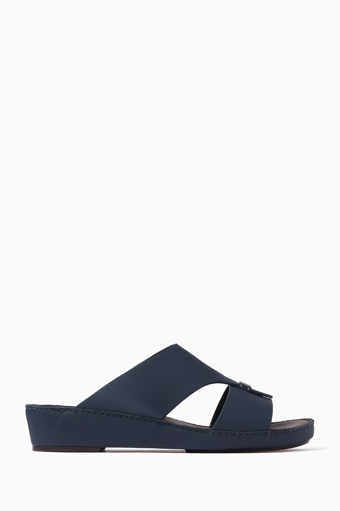 

Cerchio Gomato Sandals in Leather, Blue