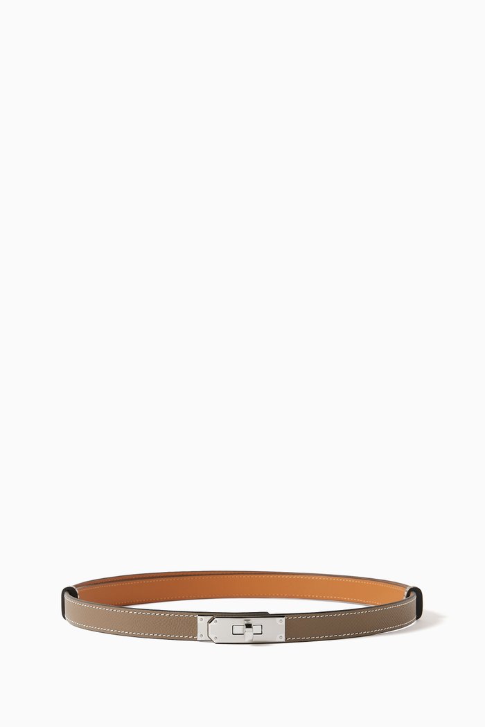 

Unused Kelly Belt in Epsom Leather, Brown