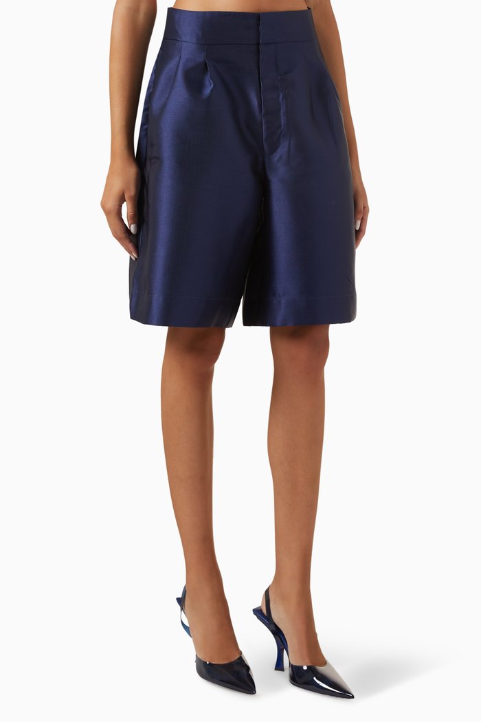 

Skater Shorts in Mikado, Blue