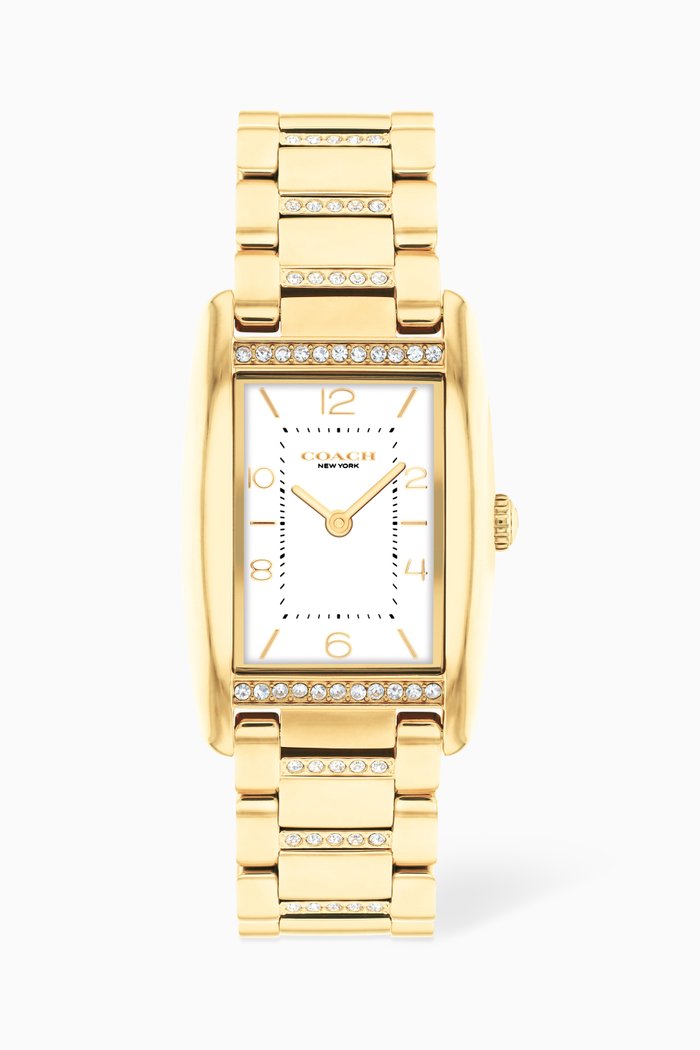 

Reese Crystal Watch, 24mm, Gold