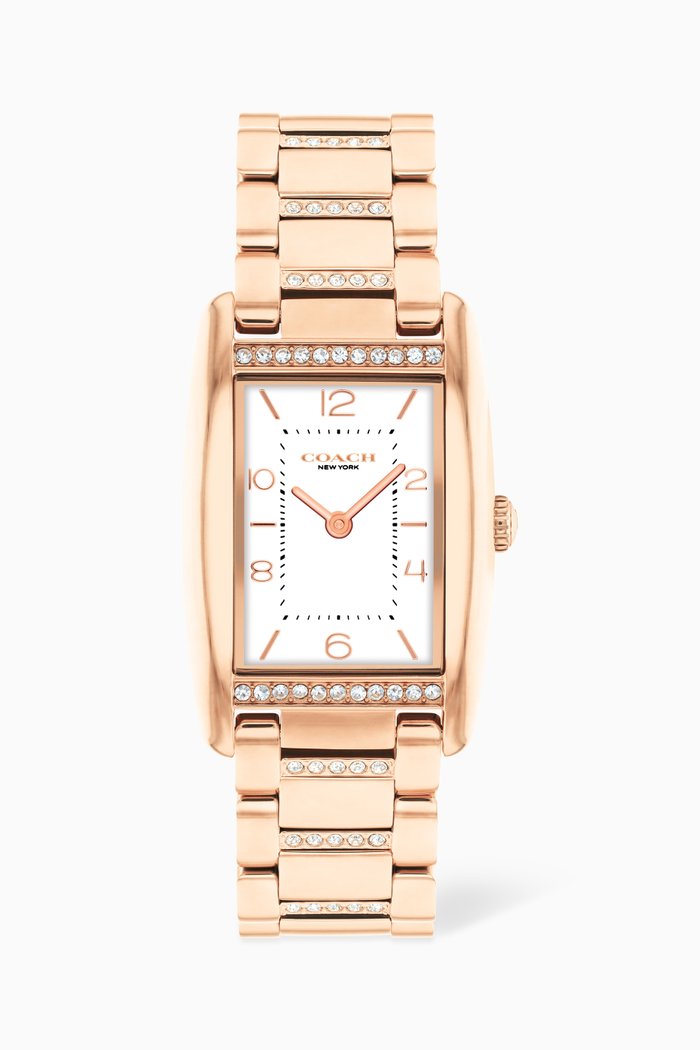 

Reese Crystal Watch, 24mm, Rose gold