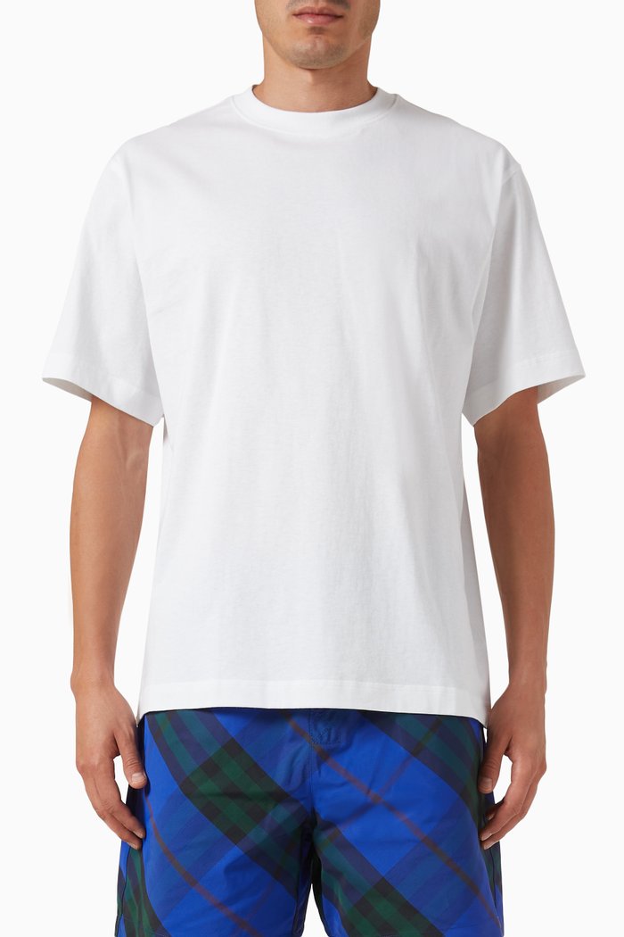 

Strawberry Print T-shirt in Cotton, White