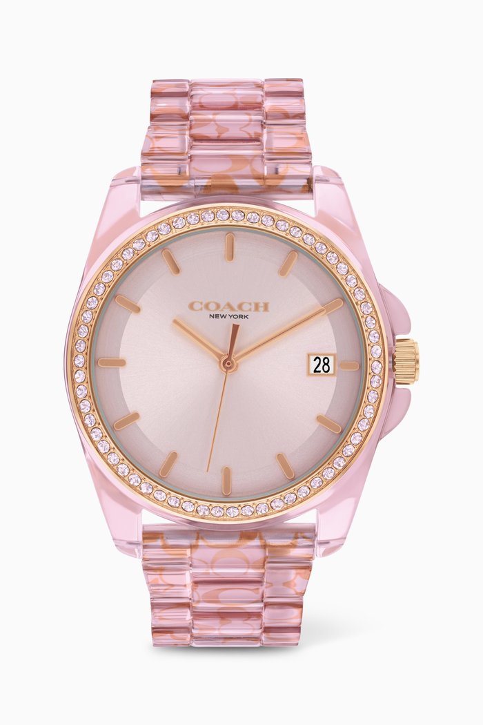 

Greyson Quartz Watch, 36mm, Pink