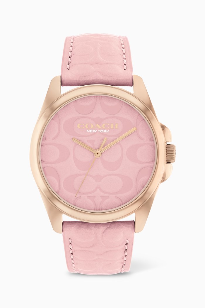 

Greyson Quartz Watch, 36mm, Pink