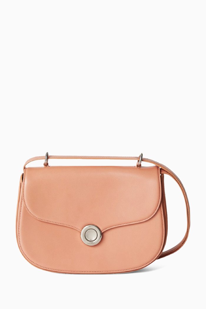 

Medium Ghiera Bag in Leather, Pink