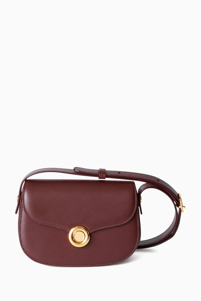 

Mini Ghiera Bag in Calf Leather, Purple