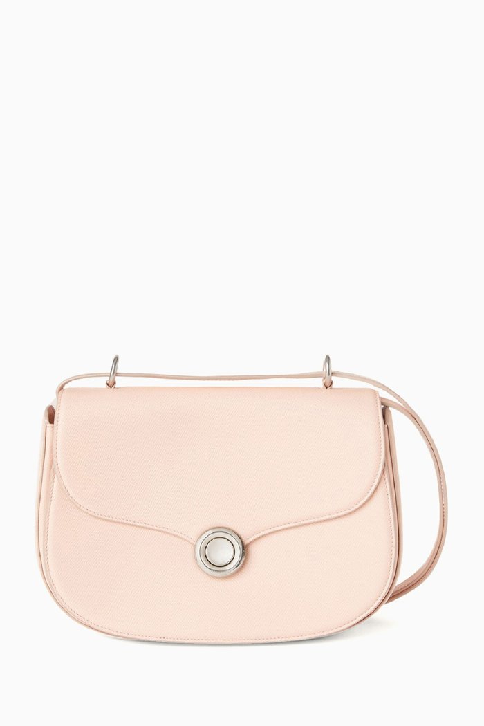 

Medium Ghiera Bag in Leather, Pink
