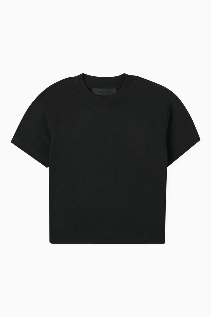 

Logo Print T-shirt in Cotton-blend, Black