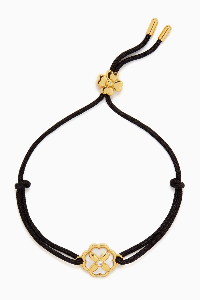 

Heritage Bloom Slider Bracelet, Black