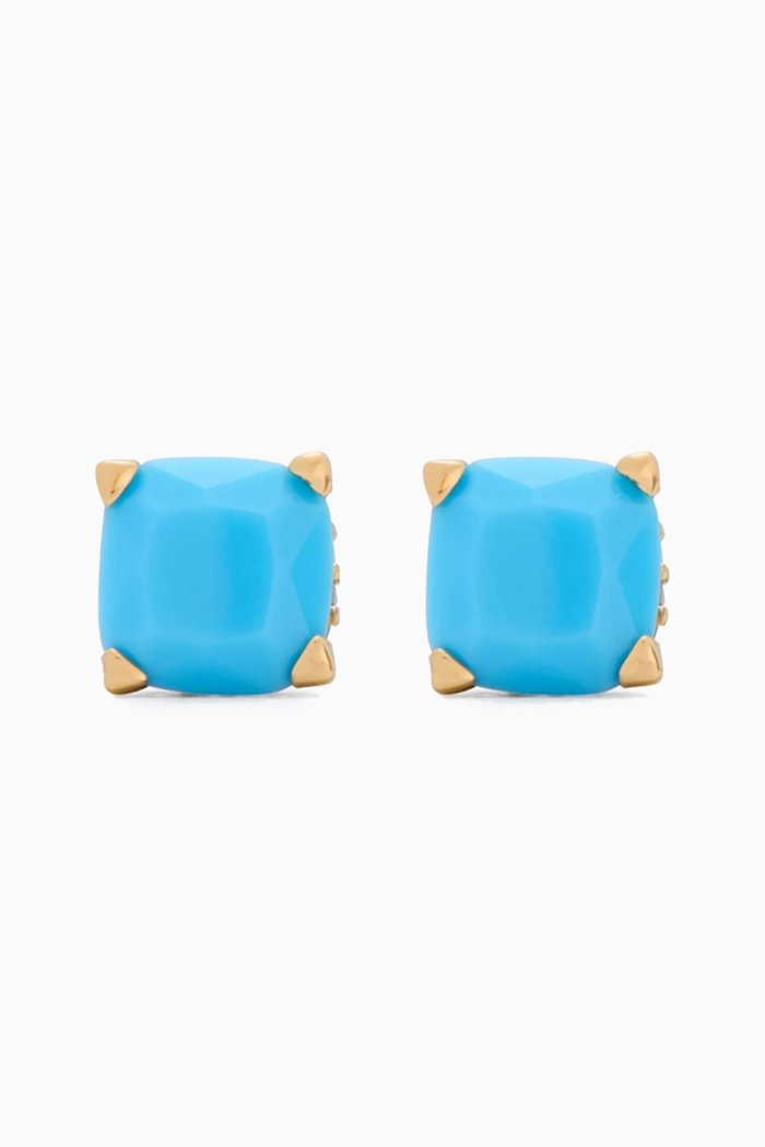 

Little Luxuries Square Stud Earrings, Blue