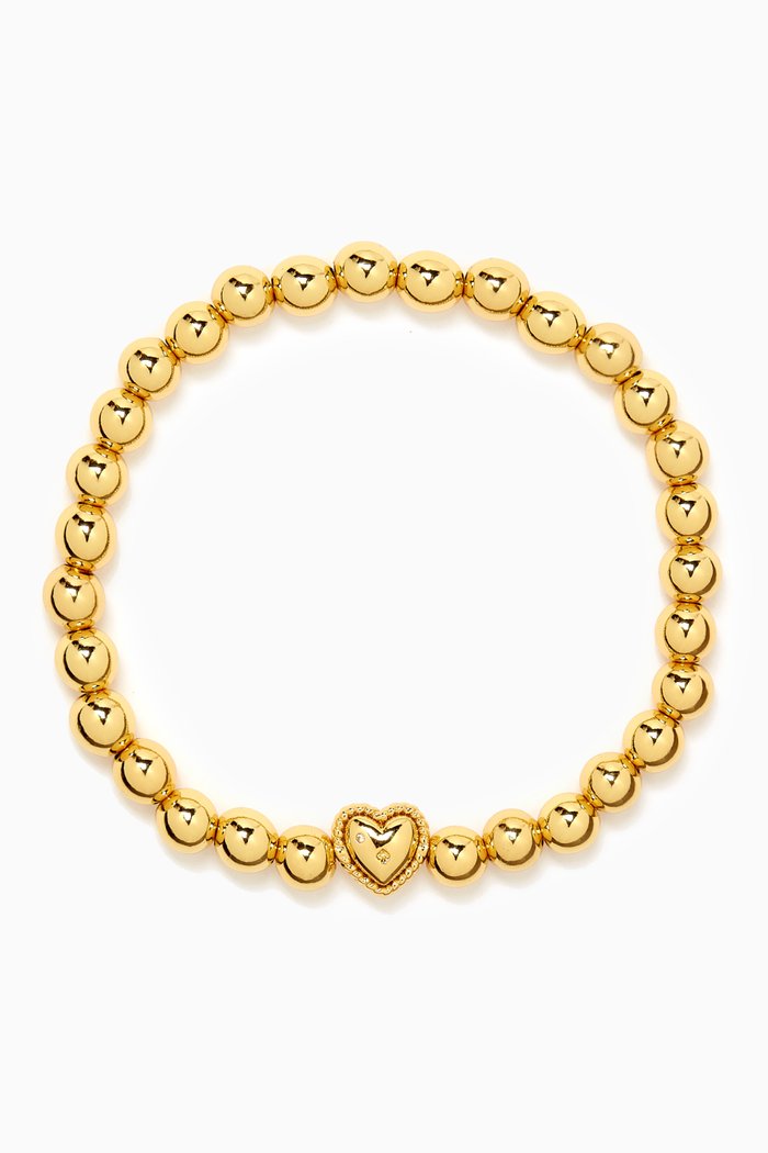 

Golden Hour Heart Bracelet in Gold-tone Metal