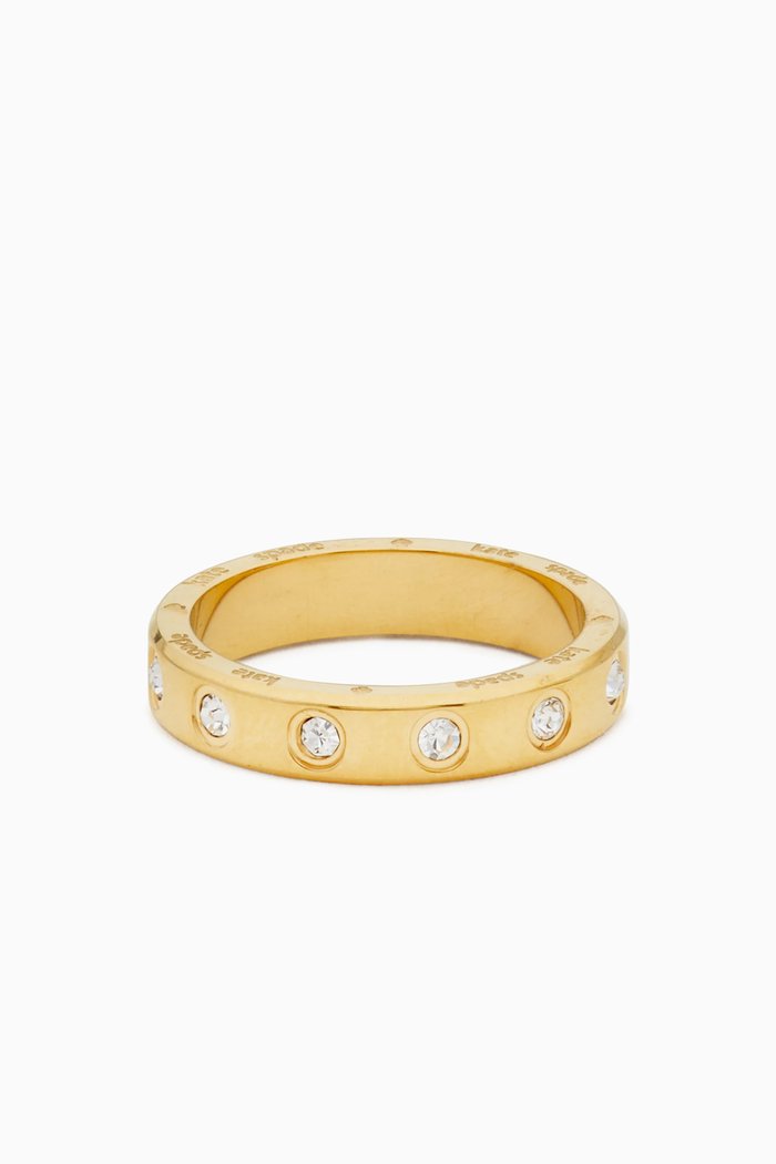 

Set in Stone Ring in Gold-tone