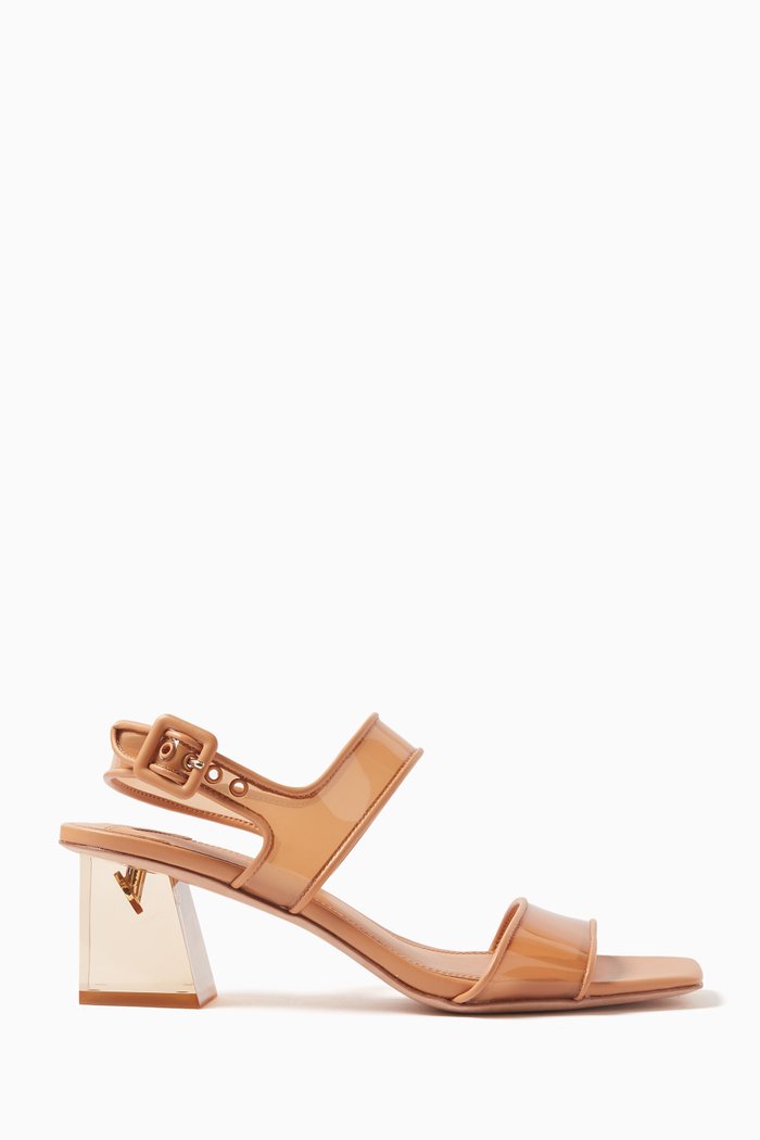 

Milani Lucite 57 Sandals in PVC, Brown