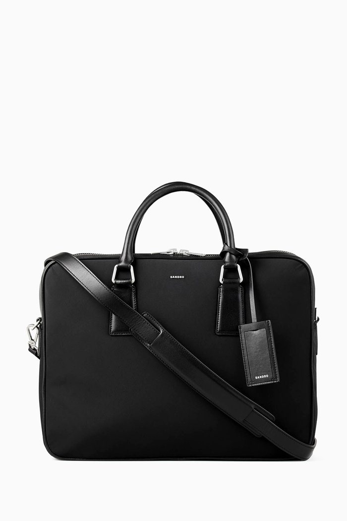 

Downtown Briefcase in Nylon, Black