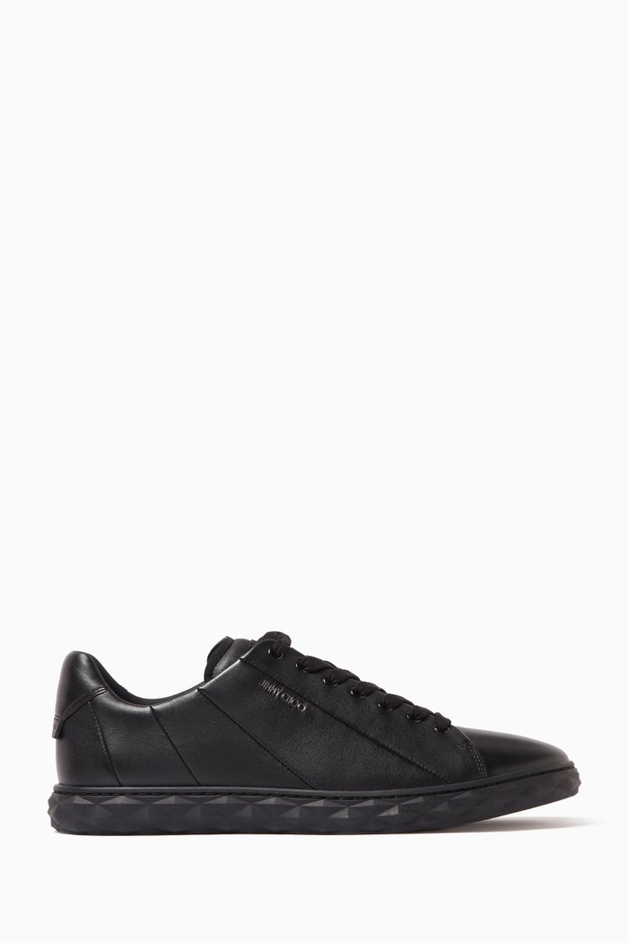 

Diamond Light Sneakers in Leather, Black