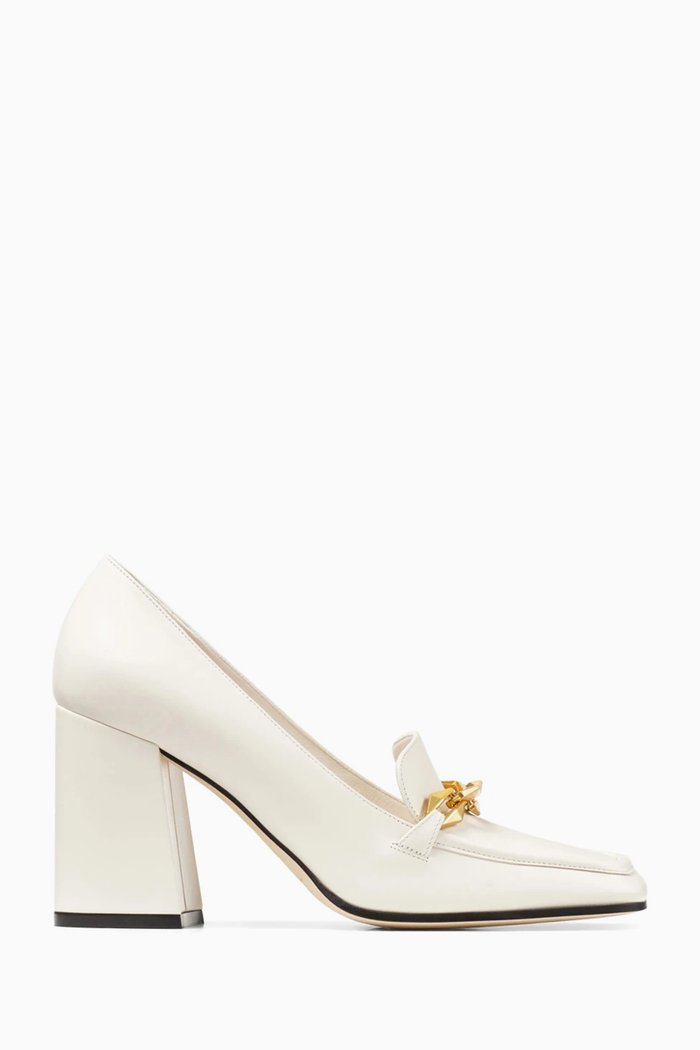 

Diamond Tilda 85 Pumps in Calf Leather, White