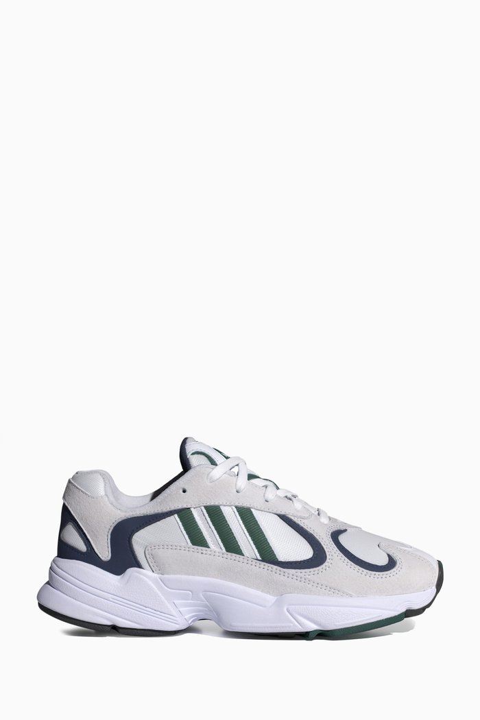 

Falcon Dorf Sneakers in Mesh and Leather, Green