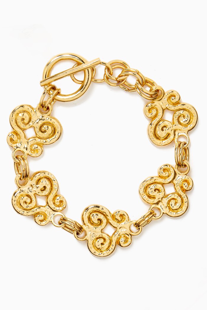 

1980s Rediscovered Vintage Bracelet, Gold
