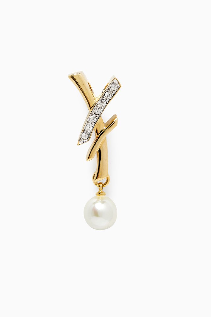 

1980s Rediscovered Vintage Brooch, Gold