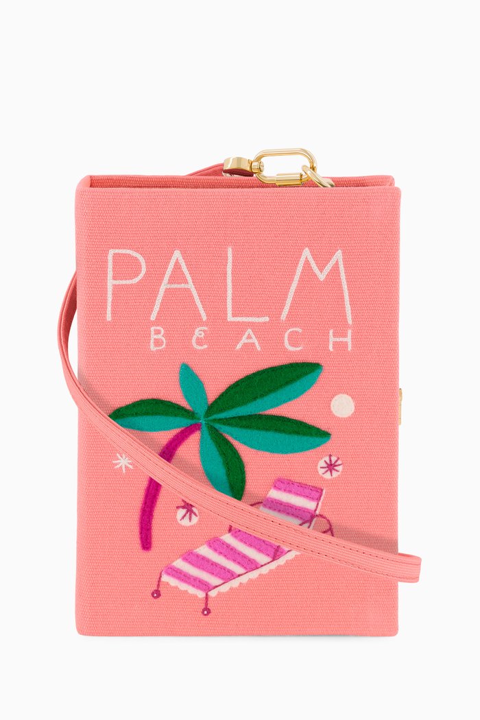 

Palm Beach Book Clutch, Pink