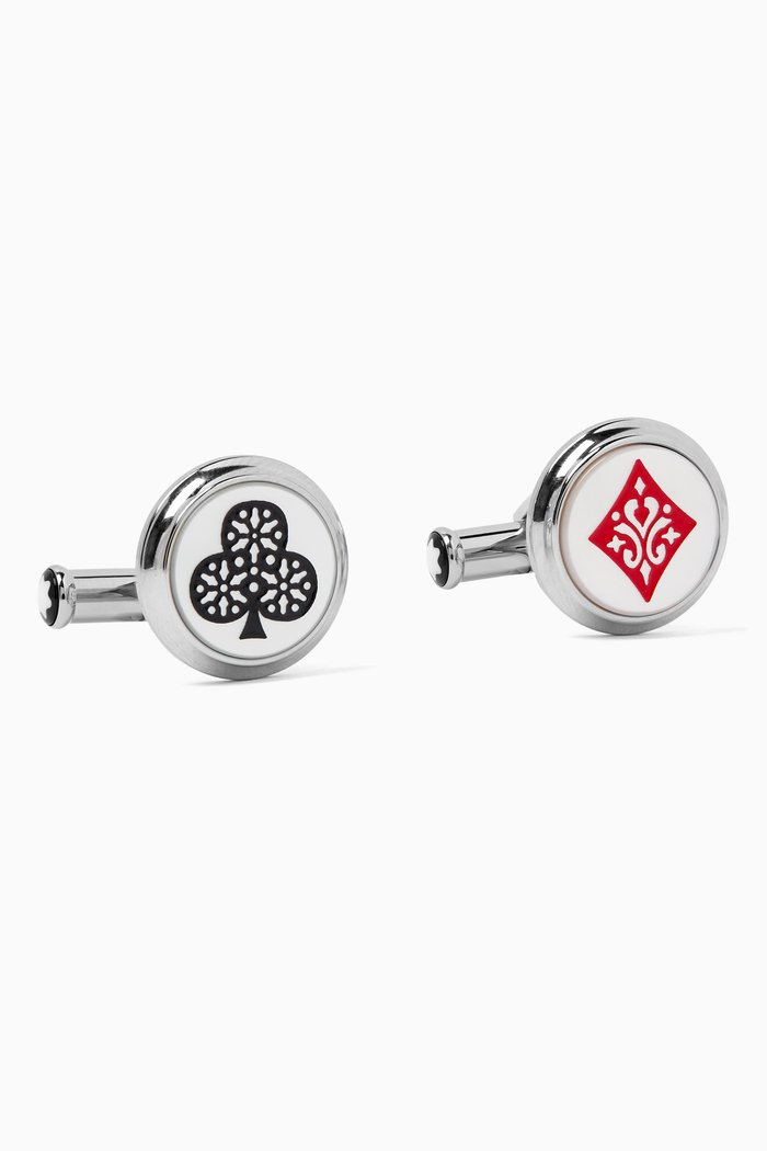 

Meisterstück Spade & Heart Cufflinks in Stainless Stee, Silver
