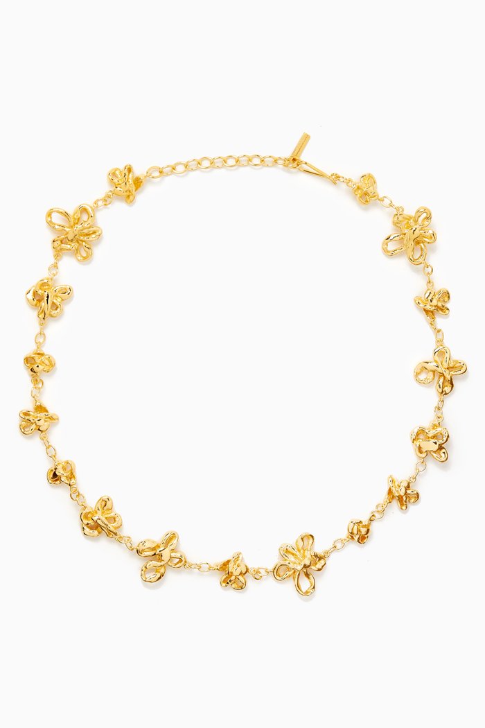 

The Past Within The Present Necklace in 18kt Gold-plated Brass, Yellow