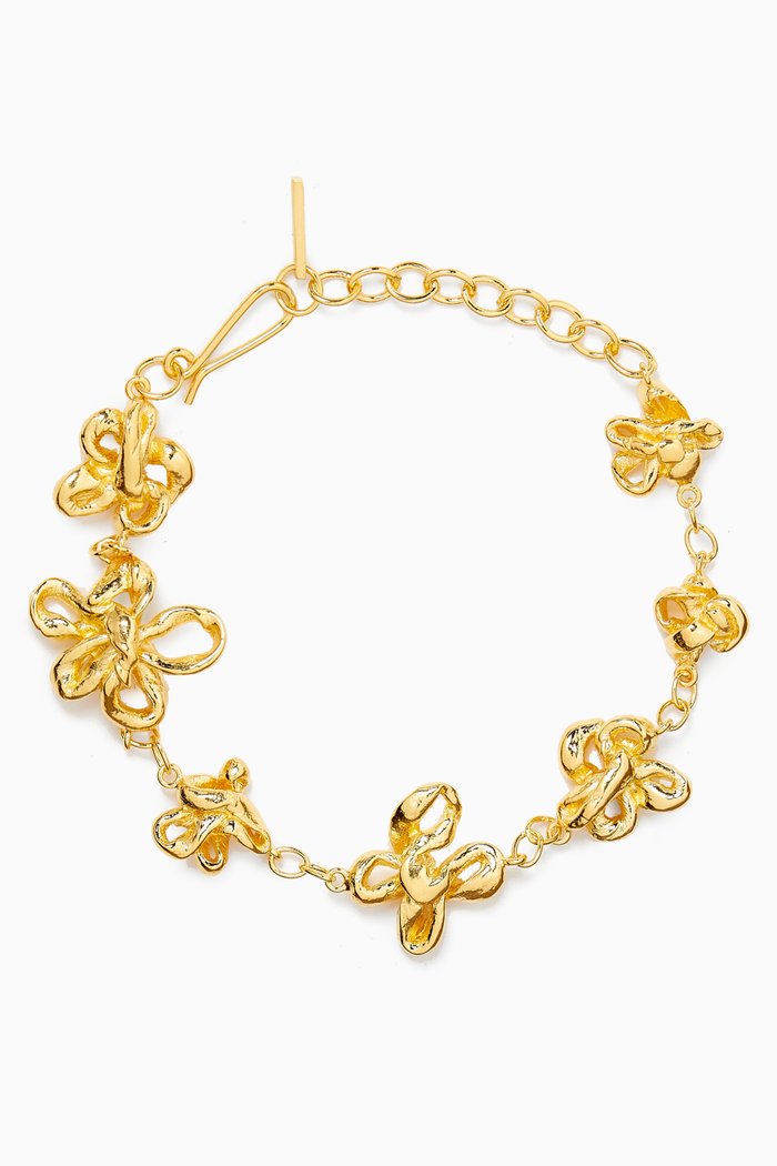 

The Past Within The Present Bracelet in 18kt Gold-plated Brass, Yellow