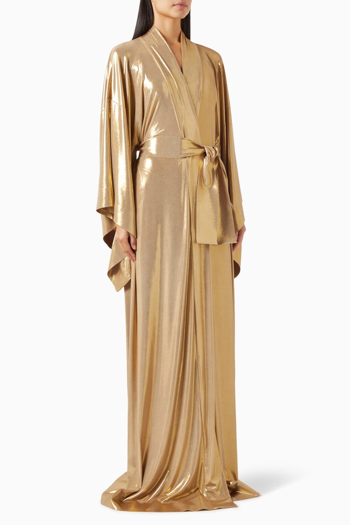 

Long Belted Robe, Gold