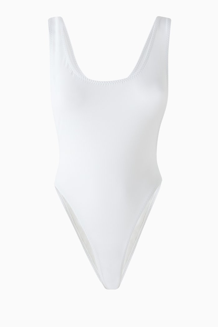

Marissa One-piece Swimsuit in Nylon Lycra, White