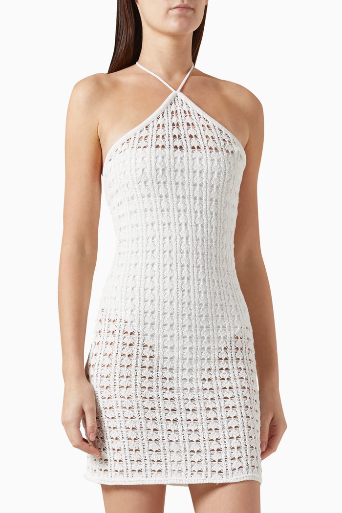 

Liv Dress in Crochet, White