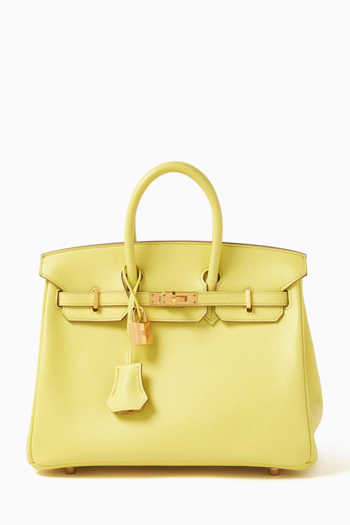 Hermès Birkin 25 Soufre in Epsom Leather, Yellow
