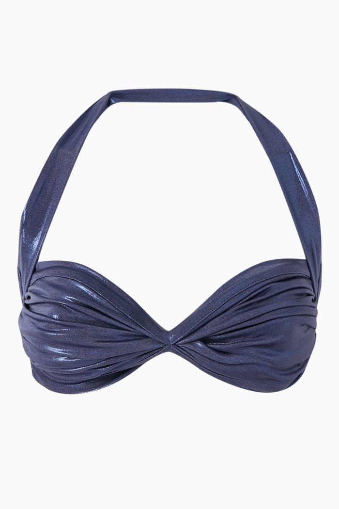 

Bill Halterneck Bikini Top, Blue
